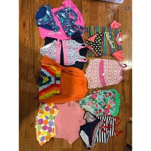 Girls swimsuit bundle size 5-6 various brands